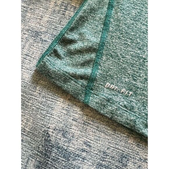 Nike Blue Green Elements Dri Fit Running Long Sleeve 1/4 Zip Top Medium - Picture 5 of 7